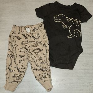 Carter's Dinosaur Print Baby Outfit Set